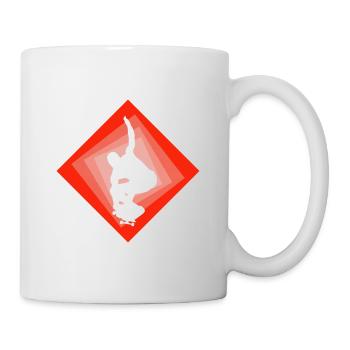 Skateboarder Skater Skateboard - Mug blanc - blanc - Droite