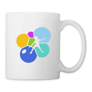 Badminton Smash Badminton Raquette Drop - Mug blanc - blanc - Droite