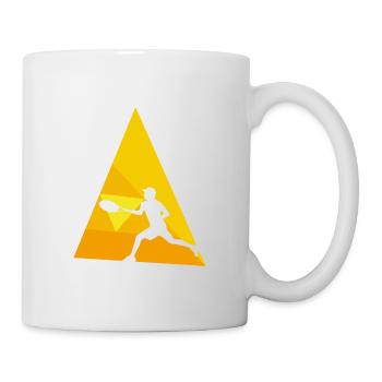 Tennis Tennisspieler Slam - Tasse - Weiß - Rechts