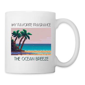Mein Lieblingsduft The Ocean Breeze - Tasse - Weiß - Rechts