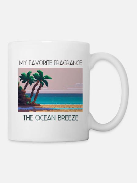 My favorite fragrance The Ocean Breeze - Mug - white