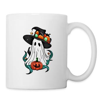 Ghost With a Pumpkin 3 - Mug blanc - blanc - Droite