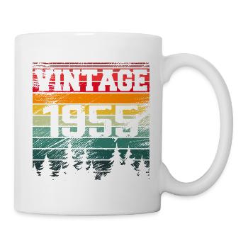 1955 Vintage 1955 Retro Birthday Gift - Mug - white - Right