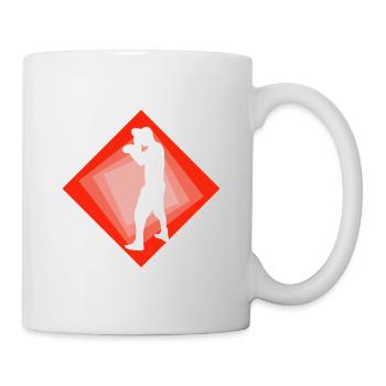 Boxer Boxing Gloves Boxing Match - Mug - white - Right