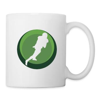 American Football Rugby Gridiron - Mug - white - Right