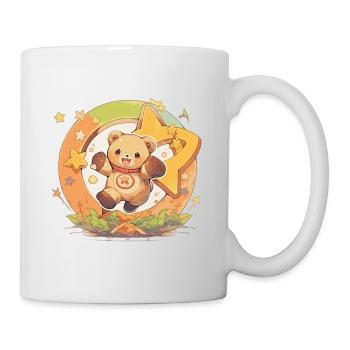 Kawaii Teddybär - Tasse - Weiß - Rechts