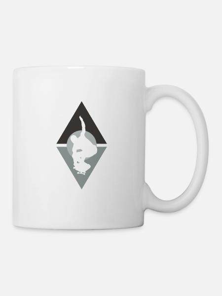 Skateboarder Skateboard Skateboarding - Mug - white
