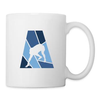 Rugby Gridiron Footballer - Mug - white - Right