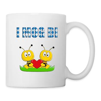 BIENEN - LIEBE - I MOG DI - TIERISCH - VERLIEBT - Tasse - Weiß - Rechts