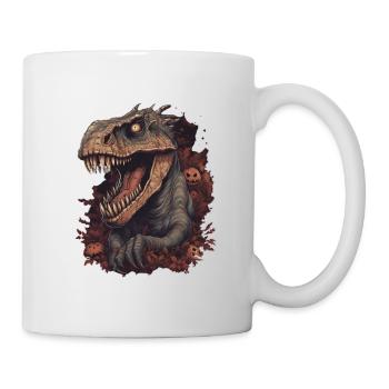 Dinosaur Halloween Cute Sour Disguise - Mug - white - Right