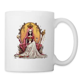 Halloween Skeleton Queen Sweet Sour Disguise - Mug - white - Right