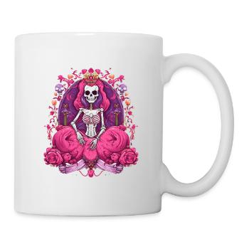 Halloween Skeleton Queen Sweet Sour Disguise - Mug - white - Right