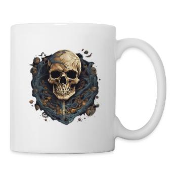 Skeleton Halloween Trick or Treat Disguise - Mug - white - Right