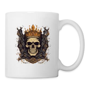 Halloween Skeleton King Sweet Sour Disguise - Mug - white - Right