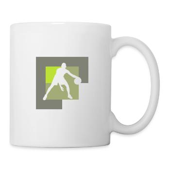 Basketball Hooping Dunk - Tasse - Weiß - Rechts