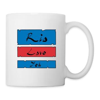 Rio Liebe Yeh - Tasse - Weiß - Rechts