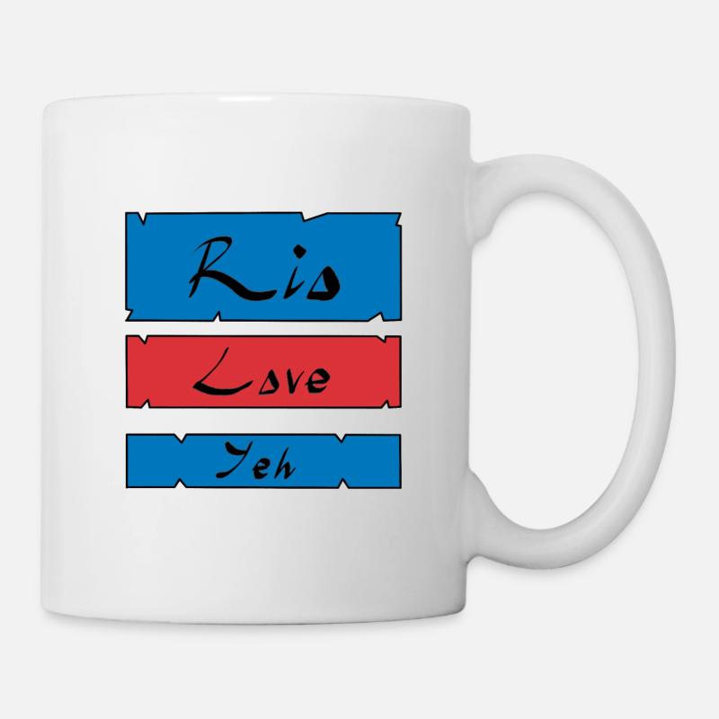 Rio Liebe Yeh - Tasse - Weiß