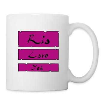Rio Liebe Yeh - Tasse - Weiß - Rechts