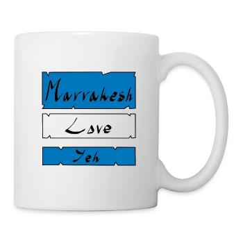 Marrakesch Liebe Yeh - Tasse - Weiß - Rechts
