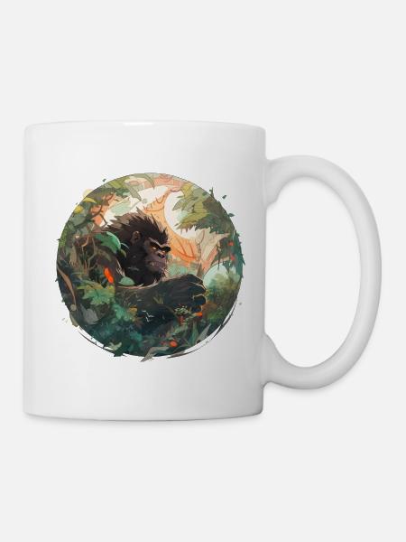 Jungle Kong - Tasse - Weiß
