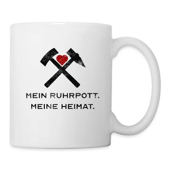 Mein Ruhrpott. Meine Heimat. - Tasse - Weiß - Rechts