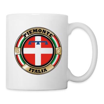 Piemont Italien - Tasse - Weiß - Rechts