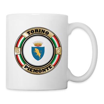 Turin, Piemont - Tasse - Weiß - Rechts