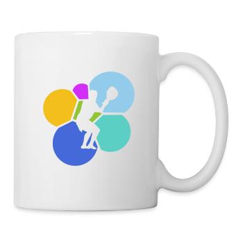 Lacrosse Intercrosse Crosse - Mug - white - Right