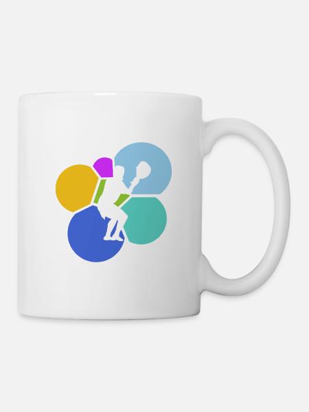 Lacrosse Intercrosse Crosse - Tasse - Weiß