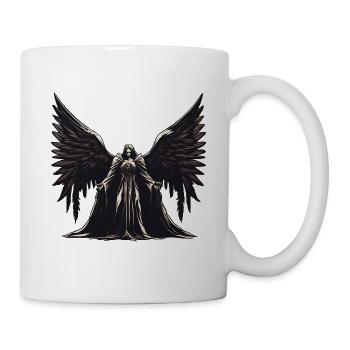 Ange / Ailes d’ange / Noir / Sombre / Mystique - Mug blanc - blanc - Droite