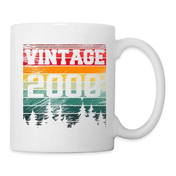 2000 Vintage 2000 Retro Birthday Gift - Mug - white - Right