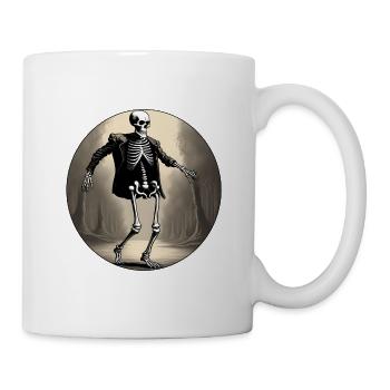 Skeleton / Bone / Anatomy / Halloween / Horror - Mug - white - Right