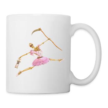 Das außergewöhnliche Hobby des Sensenmannes - Tasse - Weiß - Rechts