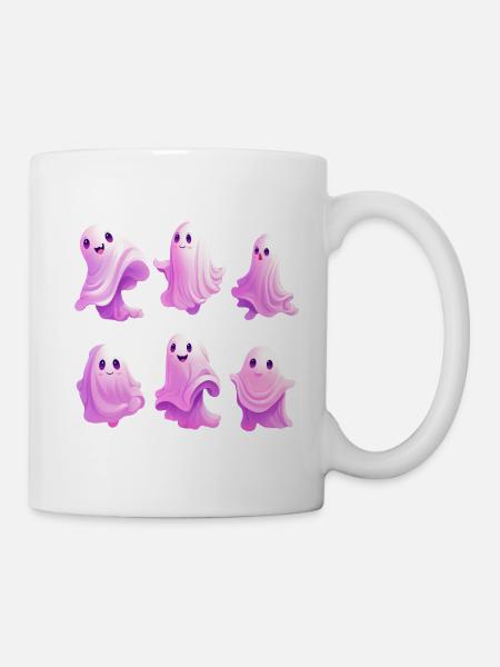 Fantômes mignons - Mug blanc - blanc