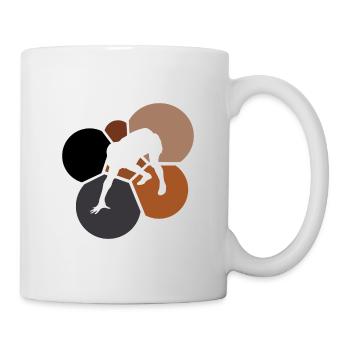 American Football Gridiron Tailback Rugby - Mug - white - Right