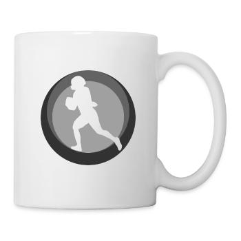 American Football Rugby Touchdown - Tasse - Weiß - Rechts