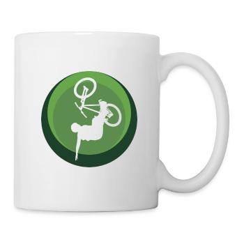 Mountain Bike BMX Mountain Biking - Mug - white - Right