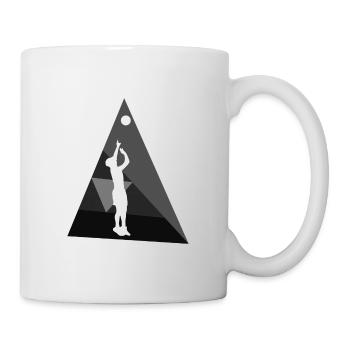Volleyball Beachball Beachen - Tasse - Weiß - Rechts