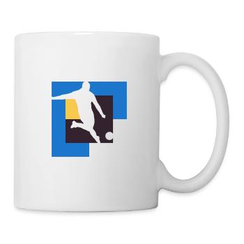 Fussball Kicker Tormann Torwart - Tasse - Weiß - Rechts