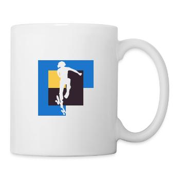 Skateboard Skateboarder Halfpipe Skateboarder - Tasse - Weiß - Rechts