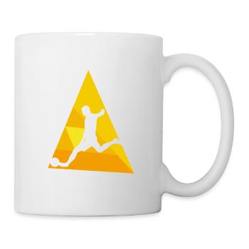 Soccer Kicker Footballer - Mug - white - Right