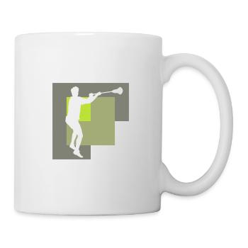 Lacrosse Crosse Stock Intercrosse - Tasse - Weiß - Rechts