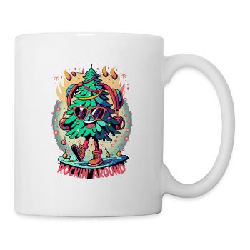 Rock n Roll Christmas Tree! - Sweet gift - Mug - white - Right