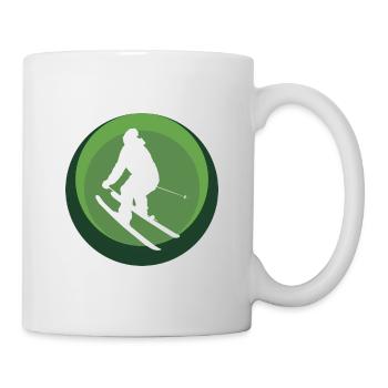 Skiing Skiing Skiers - Mug - white - Right