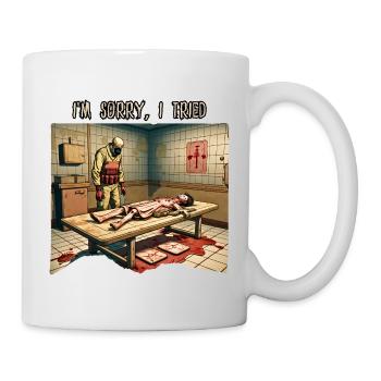 Je suis désolé, j’ai essayé - Mug blanc - blanc - Droite