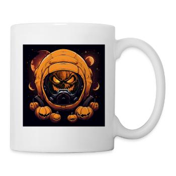 Die Invasion der Kürbisse - Tasse - Weiß - Rechts