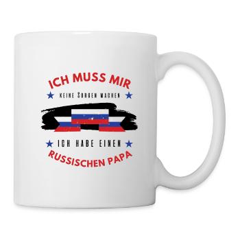 RUSSISCHER PAPA - Tasse - Weiß - Rechts