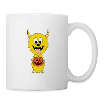 HALLOWEEN - KÜRBIS - MONSTER - KINDER - BABYS - Tasse - Weiß - Rechts