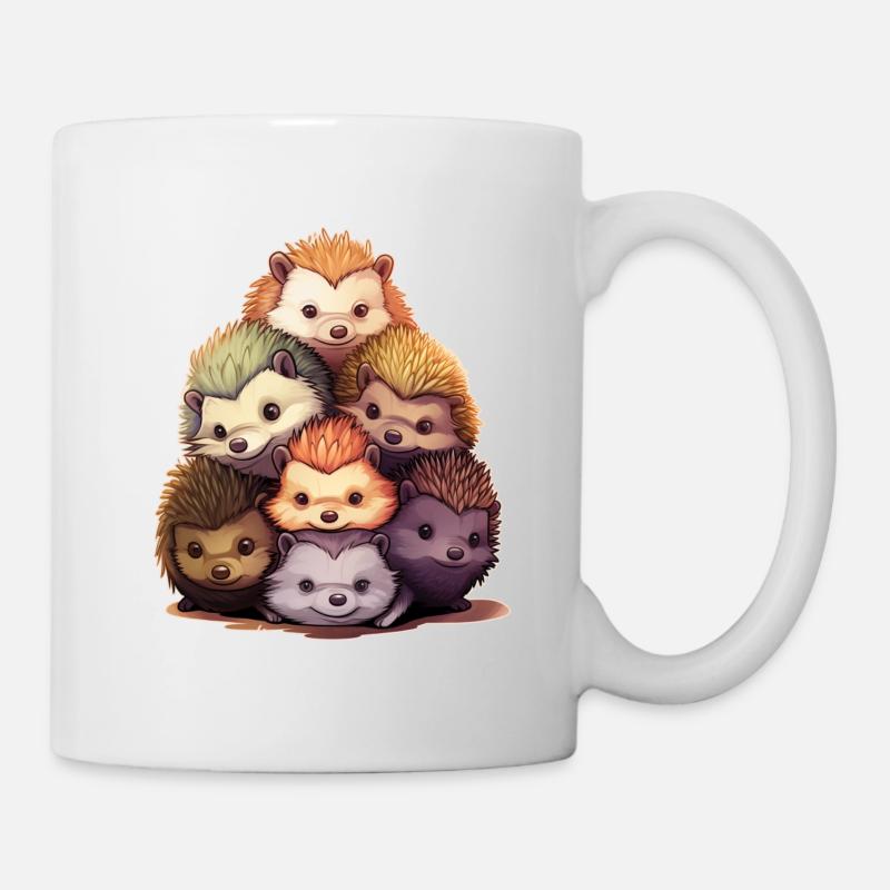 Igel - Tasse - Weiß