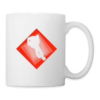 Eishockey Eishockeyspieler Hockey - Mug - white - Right